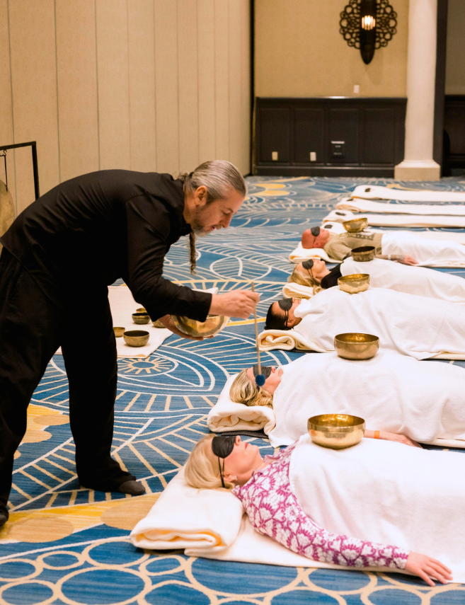 power of choice, attendees relax