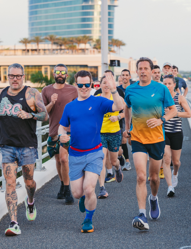 power of choice, attendees go on a run