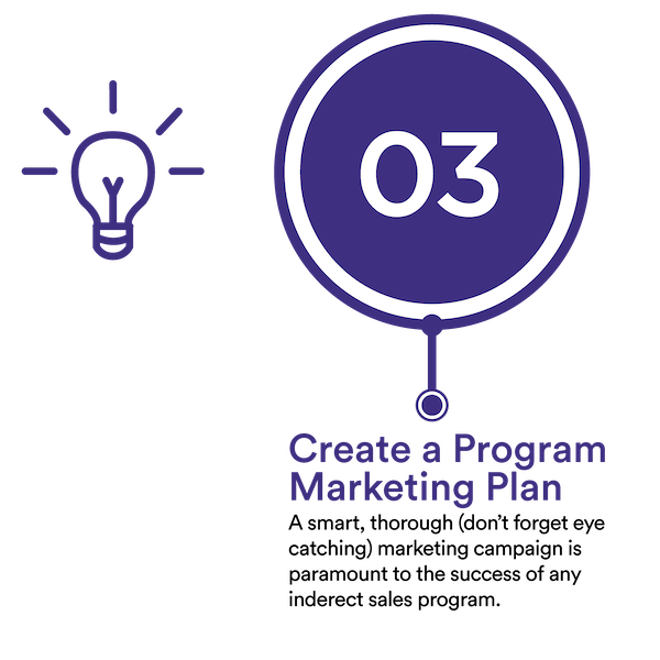 create indirect sales program marketing plan